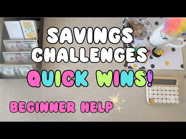 Quick Wins for ALL Budgets | Savings Challenges | Beginners Guide 2024