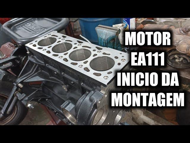 Motor voyage fundido - Começando a "retifica".