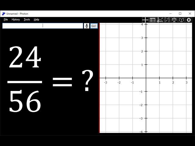 How to simplify fractions with Photon