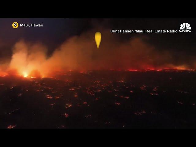 Wildfires burn historic Maui town of Lahaina, prompt evacuations across Hawaii