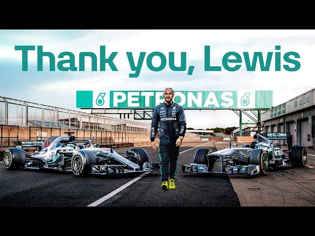 PETRONAS Reunites Lewis Hamilton With His Iconic Mercedes F1 Cars