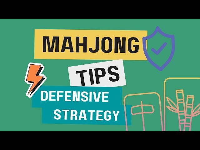 Mahjong Defensive Strategy for BEGINNERS | "1-4-7" Explained !