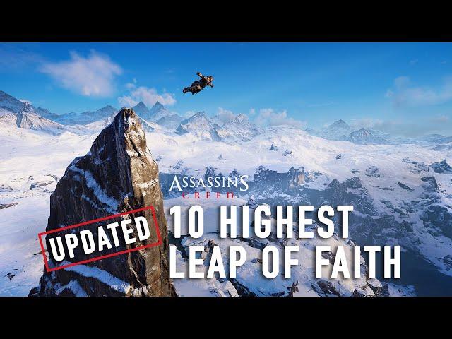 Assassin's Creed 10 Leap Of Faith Highest Distance UPDATED !