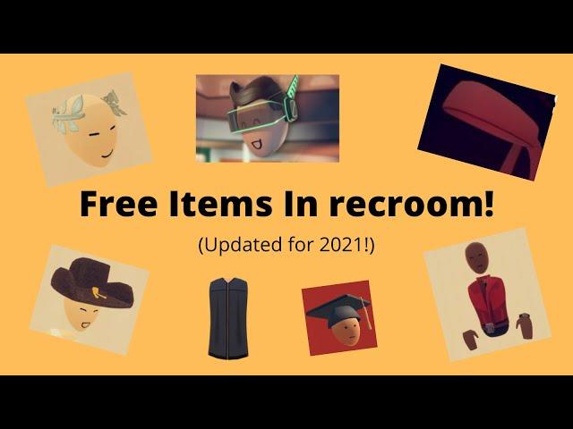 How to get free Items in Recroom! (2021 Visor Outdated)