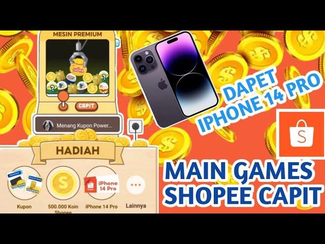 NGABISIN SEMUA HADIAH DI MESIN SHOPEE CAPIT | ADA IPHONE 14 PRO