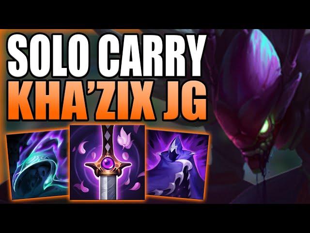 This is how YOU can SOLO CARRY games with KHA"ZIX JUNGLE in S15! - Gameplay Guide League of Legends