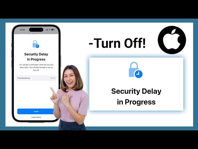 How to Turn OFF Security Delay in Progress in iPhone