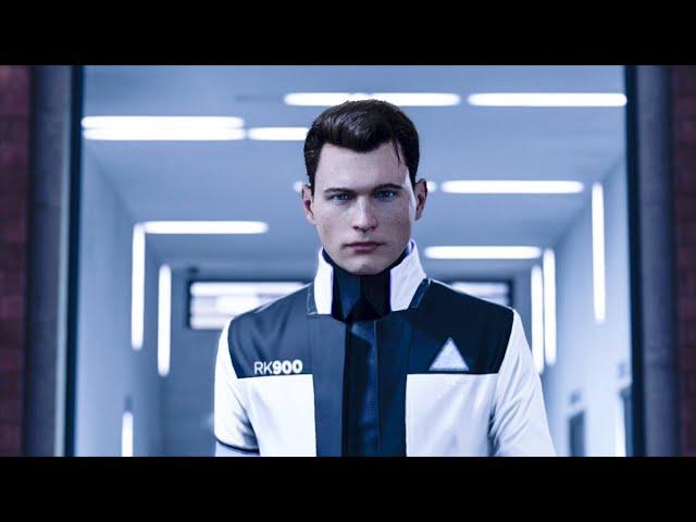 Белый Коннор RK900 пытается остановить революцию Маркуса в Detroit Become Human