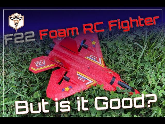 Remote Control Plane RTF F 22 Raptor, 2 4Ghz 6 axis Gyro RC Airplane with Light Strip