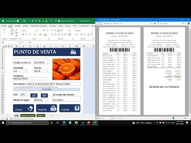Cómo Crear una Aplicación de Punto de Venta en Excel desde Cero (Con Factura de Impresión Térmica)