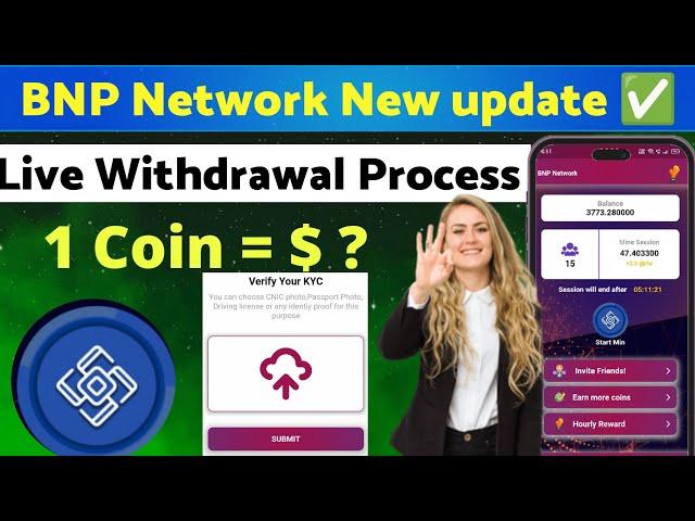 BNP Network new update today | BNP Network live withdrawal process | bnp network listing date,