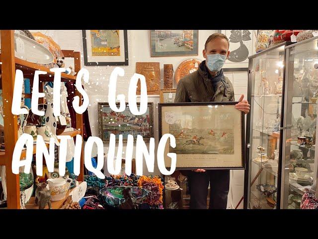 SHOP WITH US AT A GREAT ANTIQUE CENTRE: ANTIQUING IN ENGLAND