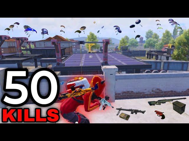 50 KILLS in YASNAYA POLYANA ONLY! NEW KILL RECORD w/ AWM + UMP PUBG Mobile