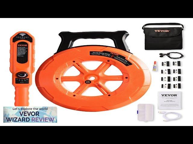 VEVOR Pipe Blockage Detector Locators 100ft/30m Waterproof for PVC Plastic Metal Review