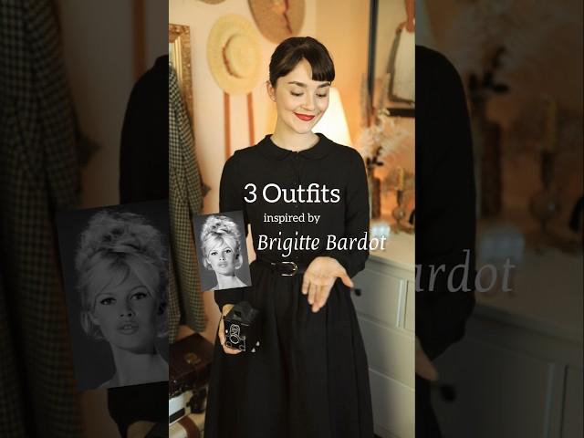 3 Brigitte Bardot Inspired Outfits | Vintage Fashion & Old Hollywood