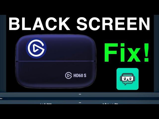 STREAMLABS OBS HOW TO FIX GAME CAPTURE BLACK SCREEN!