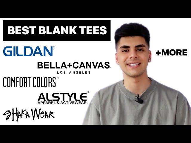 Best Blank T-Shirts for Your Streetwear Clothing Brand 2024