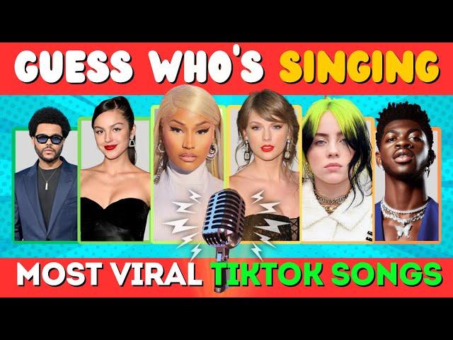 Guess Who's Singing  | MOST VIRAL TIKTOK SONGS (2024) | Doja Cat, Tate McRae, Jack Harlow Part 2