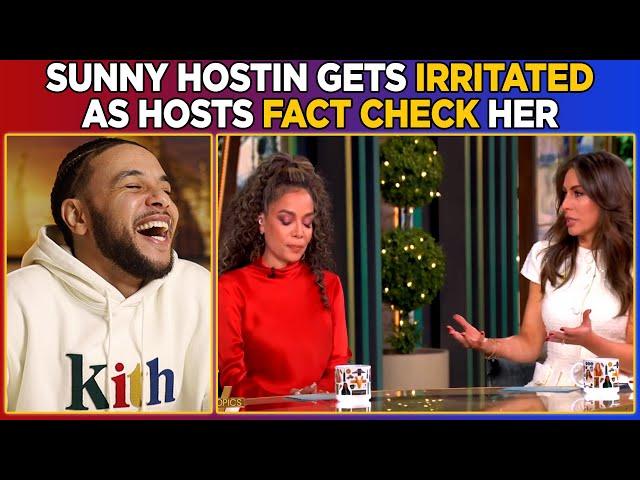 Watch Sunny Hostin Get IRRITATED as Hosts FACT CHECK Her