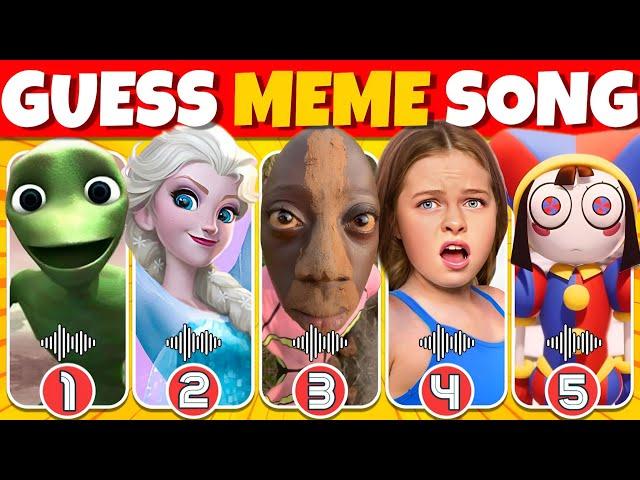 GUESS MEME & WHO'S SINGING | Lay Lay, Ferran, Salish Matter, MrBeast, Elsa, Kung Fu Panda 4, Tenge