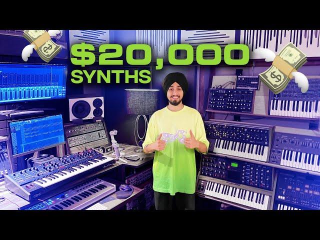 I Made a TRAP beat using SYNTHS worth $20000