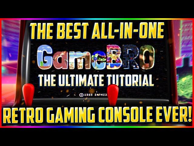 The Best All-In-One Retro Gaming Console - Introducing GameBRO®!