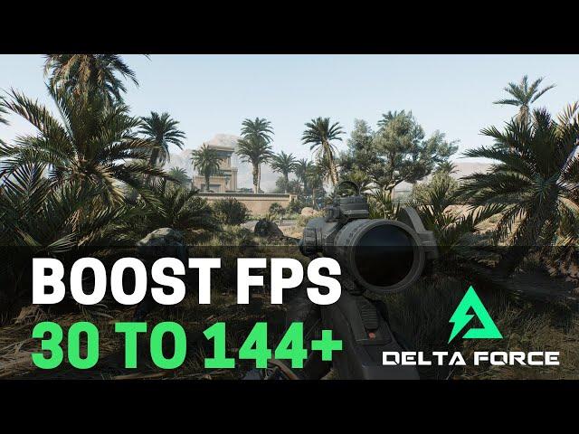 BEST PC Settings for Delta Force: Hawk Ops! (Maximize FPS & Visibility)