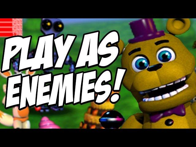 FNAF World SIMULATOR: PLAY AS FREDBEAR AND ENEMY ANIMATRONICS +BOSSES! NEW Simulator!