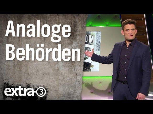 Analoge Behörden | extra 3 | NDR