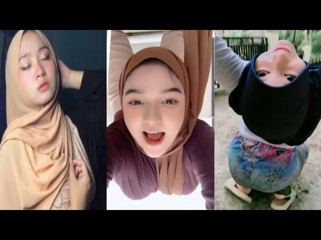 ukhti sholehot cantik goyang memperjelas body dan melon || ngilu massehh #hijabstyle