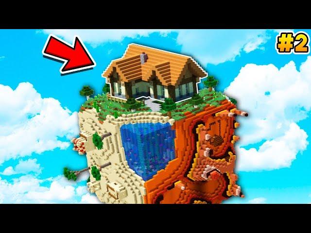 ¡CONSTRUIMOS UNA CASA LEGENDARIA en EL CUBO! 🪐 EL CUBO #2 - MINECRAFT SURVIVAL EN DIRECTO