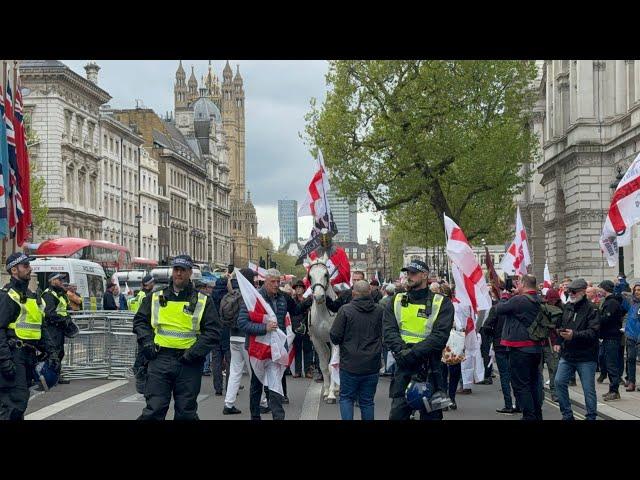 St George’s day celebration Part 1. The police in chaos. “We go where we want” ???