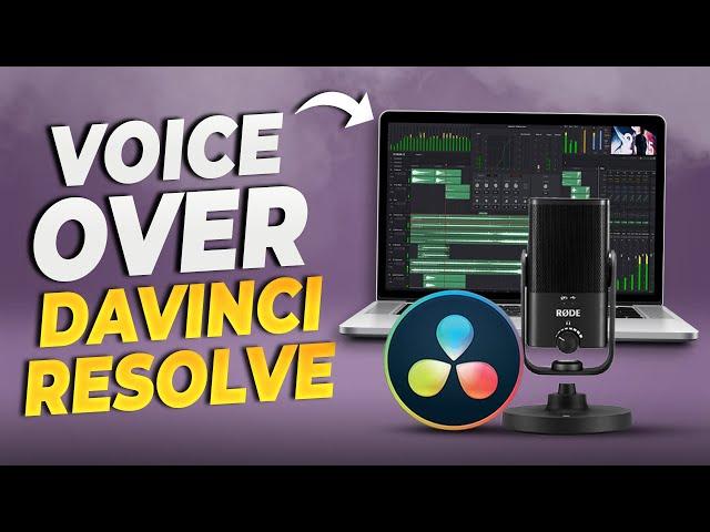 How to record a Voice Over in DaVinci Resolve 17 - Quick Guide