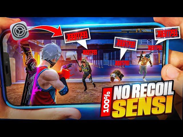 100% No Recoil Headshot Tricks For Android & IOS  |  Best Settings + Sensi ️