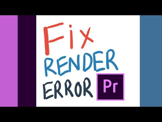 Fix: Error compiling movie, GPU Render Error Unable to process frame || Adobe Premiere Pro