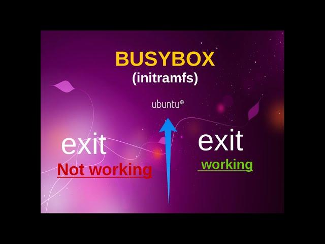 Ubuntu -BusyBox || exit command not working