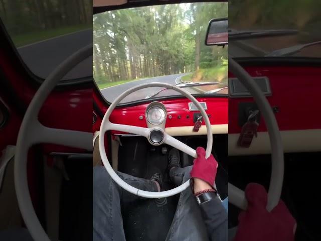 Driving classic Fiat 500!