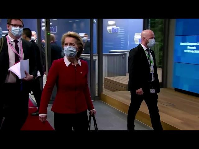 EU leaders arrive for second day of summit