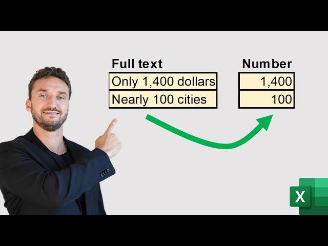 Excel Pro Tip: How to Easily Extract Numbers from Cells