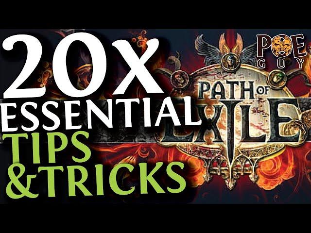 Path Of Exile - 20x ESSENTIAL TIPS & TRICKS // The most impactful