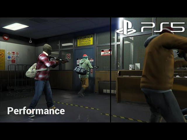 GTA V PS5 RayTracing vs Performance vs Performance RT Modes Comparison