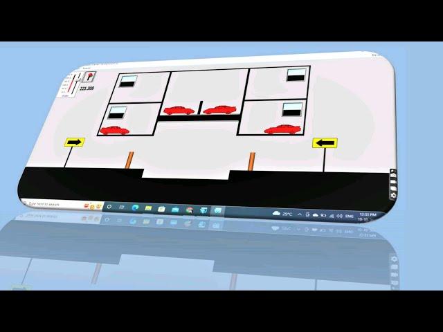 Car park with lifting project on SCADA | Scada tutorial