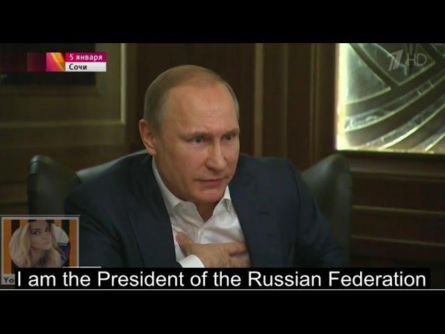 Putin: "I am not your friend, I am the President of Russia"