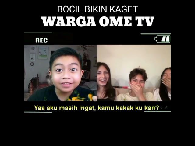 BOCIL BIKIN KAGET WARGA OME TV #shorts #herissskuyy #ometv