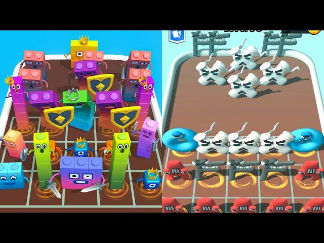 MERGE ALPHABET LORE VS NUMBER CUBE RUN - Merge Battles GamePlay - iOS, Android Part 3