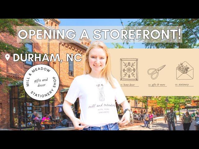 OPENING A RETAIL STOREFRONT! • What it's REALLY like behind the scenes vlog!!