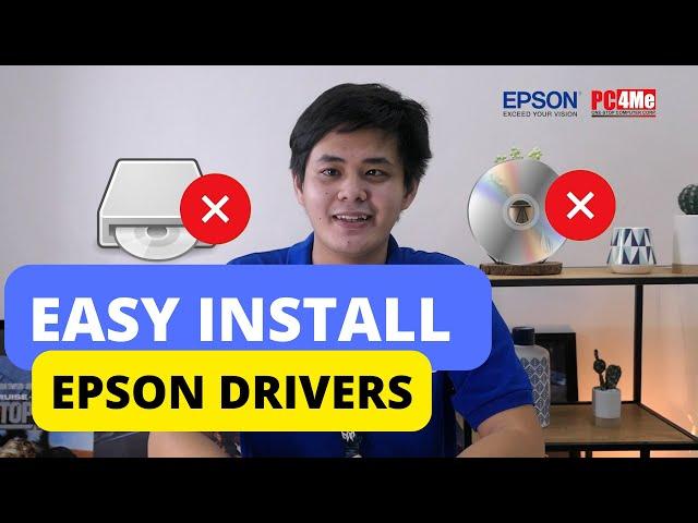 How to install Epson Printer drivers without CD installers or CD drives