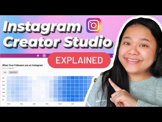 View IG insights & schedule IG posts on desktop! | Instagram Creator Studio Explained