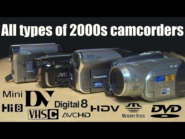 All types of 2000s camcorders explained