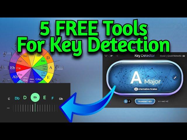 5 FREE Key Detection Tools - Alternatives to Key Detector VST Plugin by Waves Audio - Tutorial